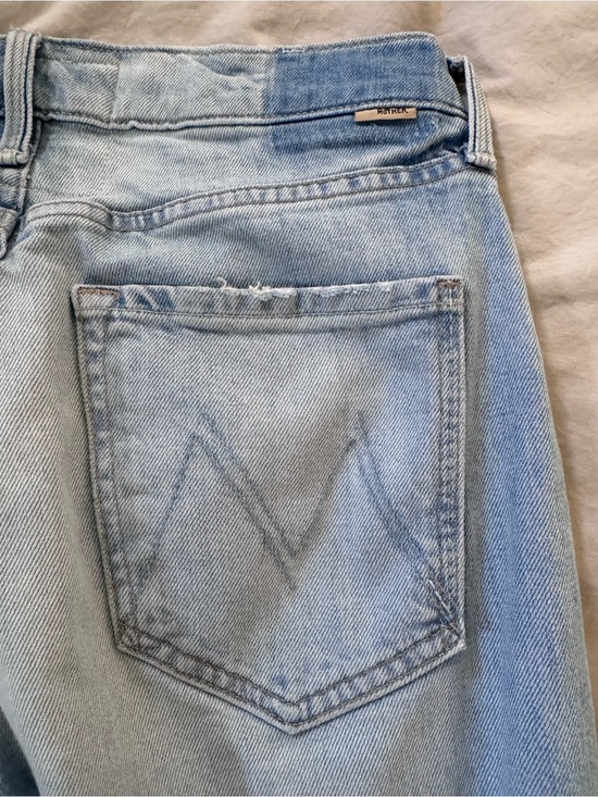 MOTHER Denim - MOTHER Light Wash Straight-Leg Jeans